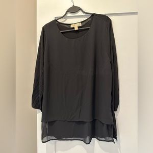 Michael Kors Black tunic blouse/shirt